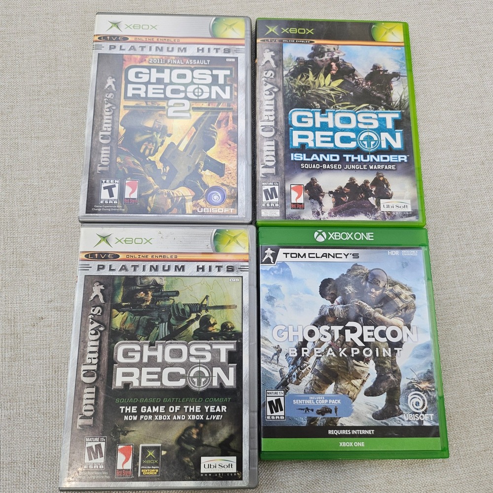 Tom Clancy Ghost Recon Game Bundle Xbox Xbox One 4 Games Breakpoint 2 GOTY